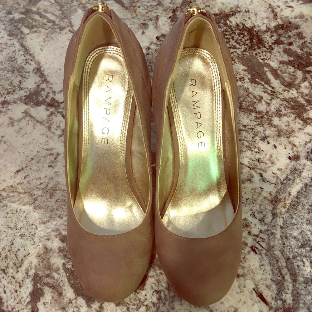 Rampage brown/taupe pumps